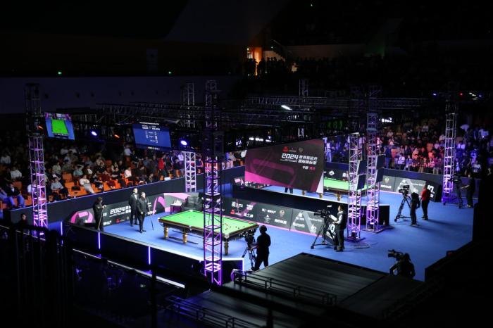 世界斯诺克国际锦标赛在南京南部新城全民健身