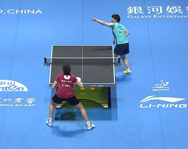 孙颖莎逆转晋级澳门世界杯女单四强